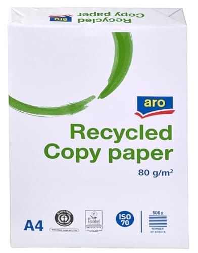 Detalle de aro Papel A4 reciclado 80 g/m² 📄