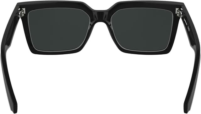 Detalle de Calvin Klein Jeans CKJ25602S occhiali da sole unisex neri con lente grigio pieno