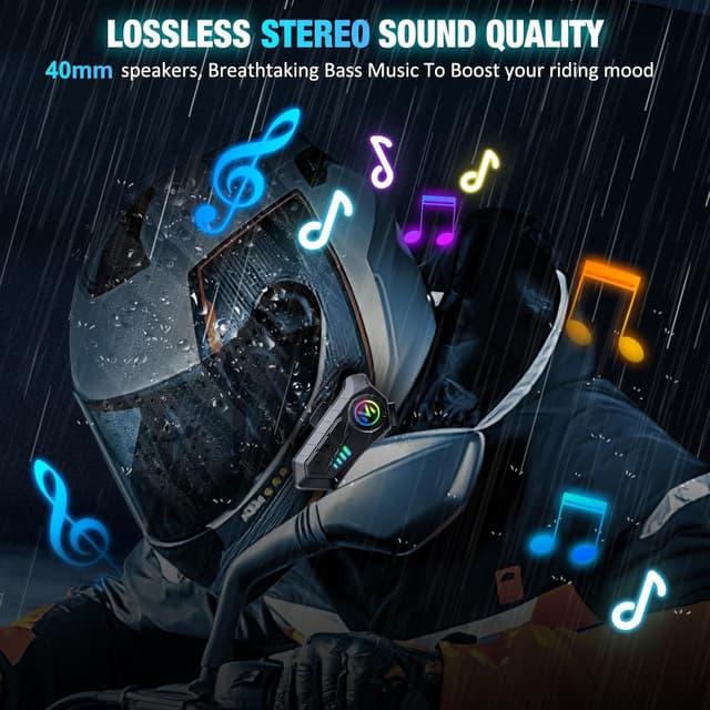 Thumbnail 4 de FEYA Y-M10 Motorcycle Helmet Speakers 1000mAh