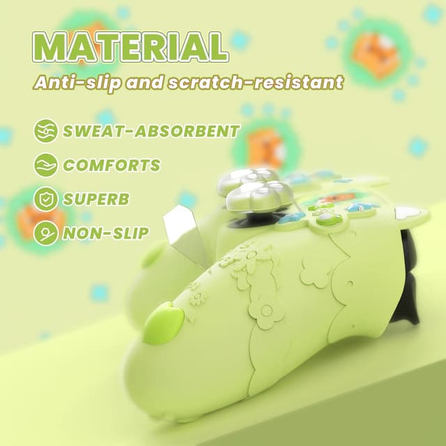 Detalle de playvital PlayVital Cute Spring Lesser Panda Silicone Cover for PS5 Controller (anti-grip, shockproof skin)