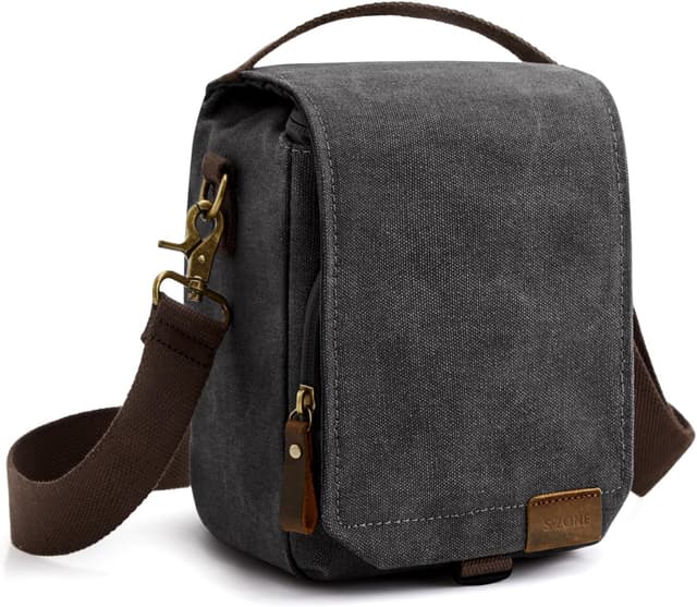 Detalle de S-ZONE sac pour appareil photo petit réflex numérique (nailon hydrofuge) avec séparateur amovible