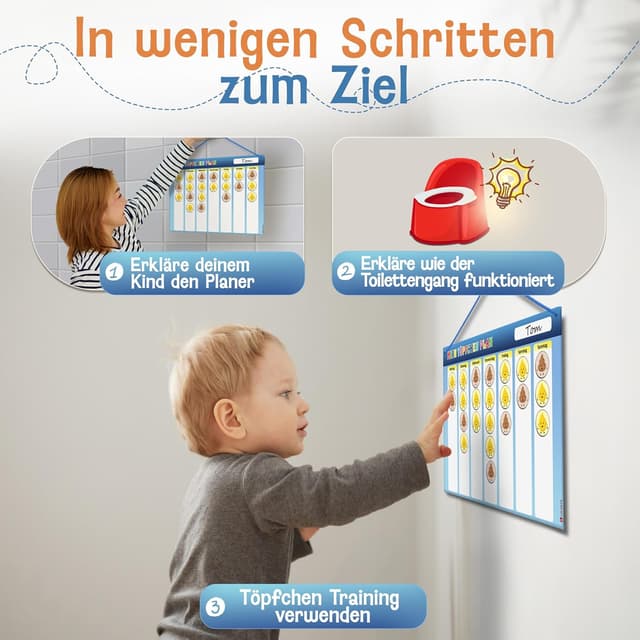 Thumbnail 4 de LIKARTO Töpfchen Training 20 x 30 cm 🚼