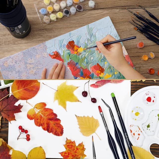 Thumbnail 6 de Craft Spectrum 22pc Model Paint Brushes Miniatures Painting Set (22 miniature brushes + drybrush set)