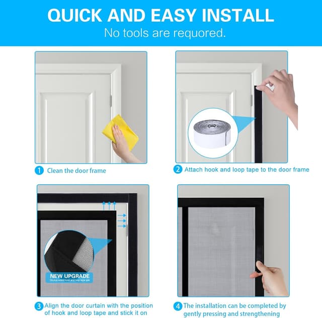 Detalle 2 de Magnetic fly screen door 110x220cm