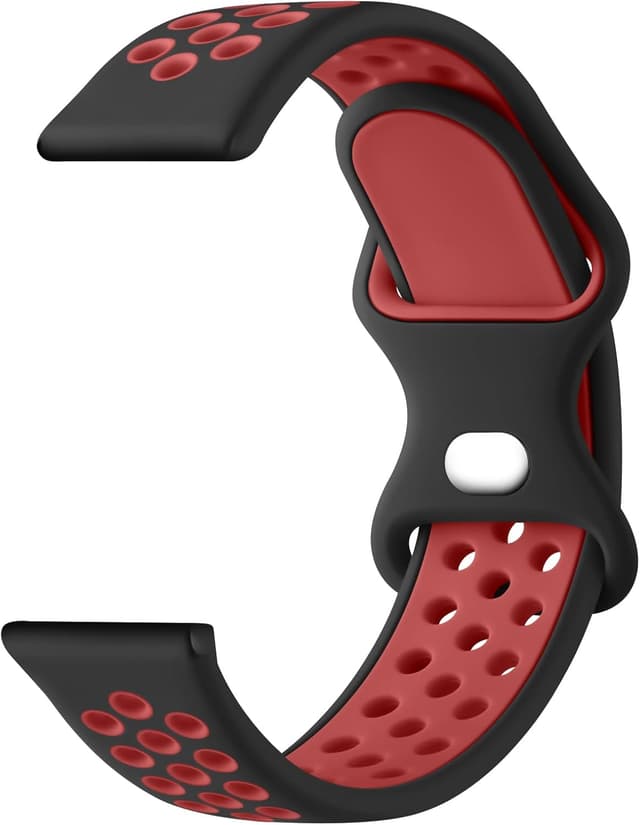 Detalle 2 de 20mm Quick Release Silicone Strap for Garmin Vivoactive 5/3 and More (Replacement Band)
