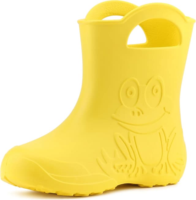 Detalle de Ladeheid EVA Kinder-Gummistiefel LA-CA-01 mit rutschfester Sohle, 100% wasserdicht