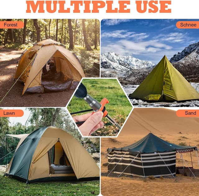 Thumbnail 6 de OFFOF 12 Pack heavy duty tent pegs