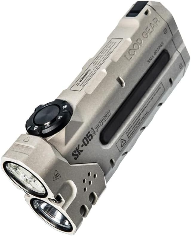 Detalle de LOOP GEAR SK05 PRO 4360 Lumens EDC Torch