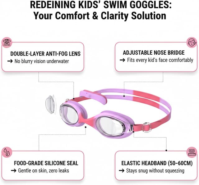 Detalle 2 de Seaflar Lunettes de natation enfants UV400