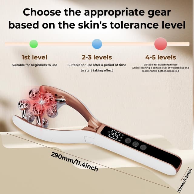 Thumbnail 6 de AILEDA Appareil anti-rides visage massage EMS 3D à microcourants et LED