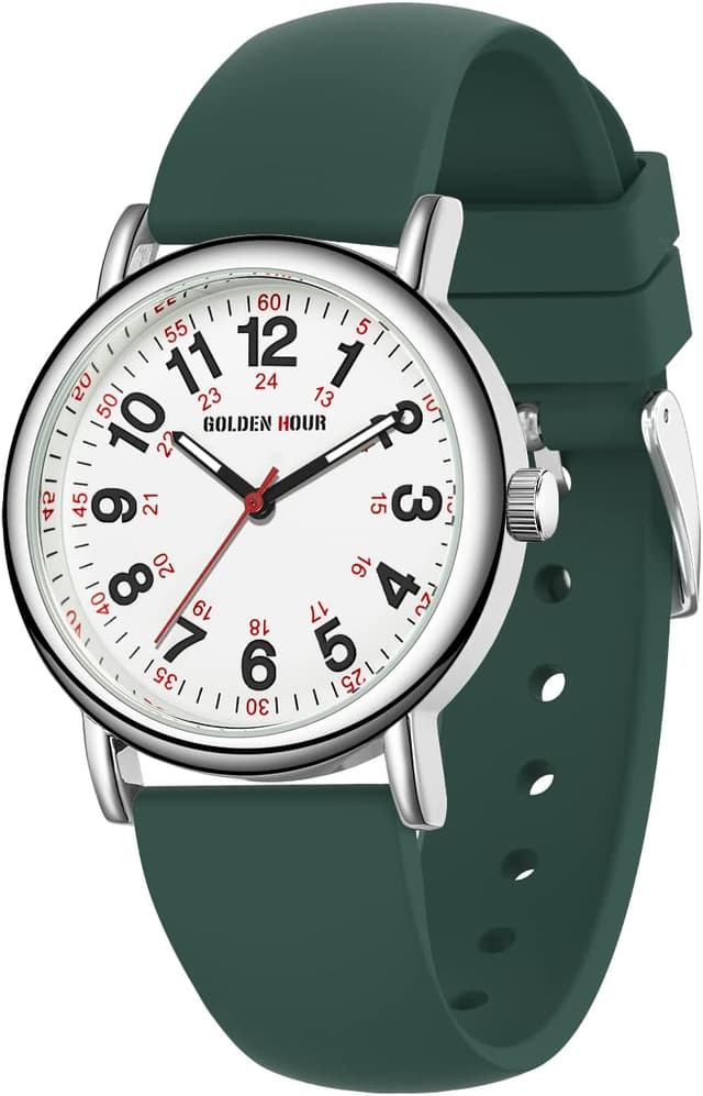 Detalle de GOLDEN HOUR Krankenschwesteruhr 24 Stunden