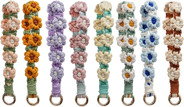 Thumbnail 5 de CHUQING Makramee Schlüsselanhänger 18 cm