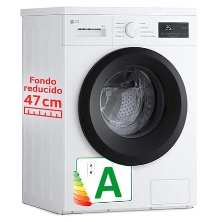 Detalle de F4A10S8NWK Lavadora con vapor 8 kg, 1.400 rpm