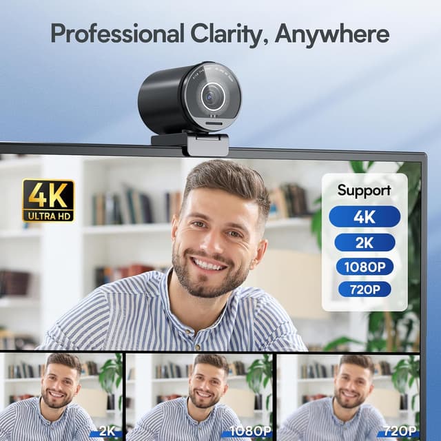 Detalle 2 de EMEET SmartCam S800 4K webcam with 1080P 60fps