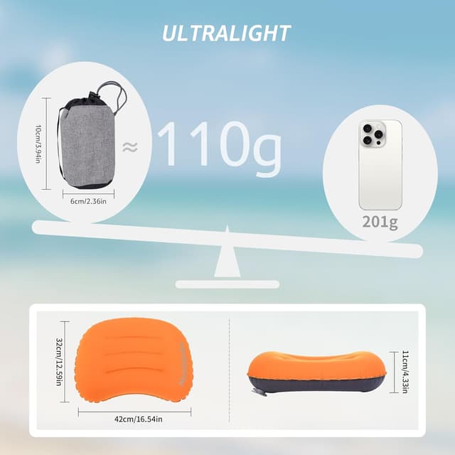 Thumbnail 1 de Naturehike Cuscino gonfiabile da viaggio 110 g