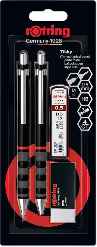 Imagen de rOtring Tikky Juego de portaminas y bolígrafo, mina 0,5 mm ✏ en OfertitasTOP