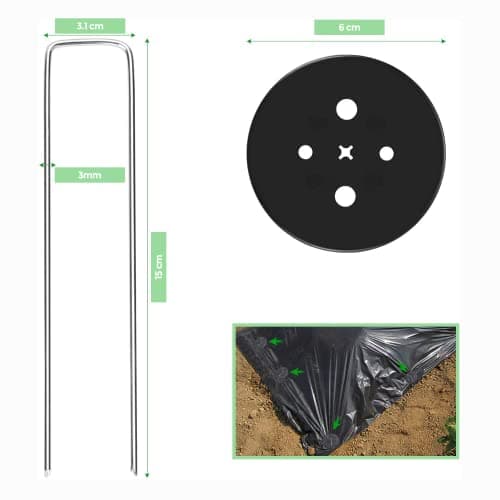 Thumbnail 4 de EDIESI Grapas Césped Artificial 50 Uds