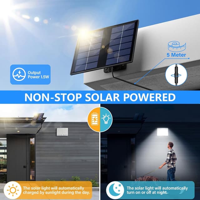 Detalle 2 de Realky Lámpara Solar Exterior Sensor de Movimiento