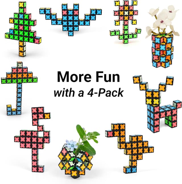 Detalle 2 de TOSY Magnet Cube 2x2 8 Bausteine