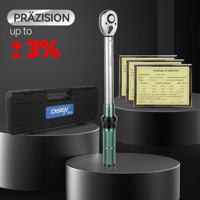 Thumbnail 5 de DISEN 6-tlg Drehmomentschlüssel-Set 3 Größen