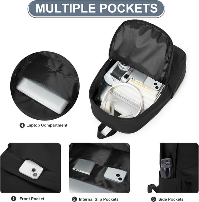 Detalle de WEPLAN School Backpack 14 inch laptop backpack