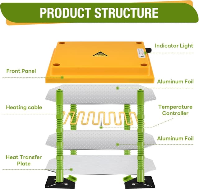 Thumbnail 4 de Plutohiker Chick Brooder Heating Plate 10x12in