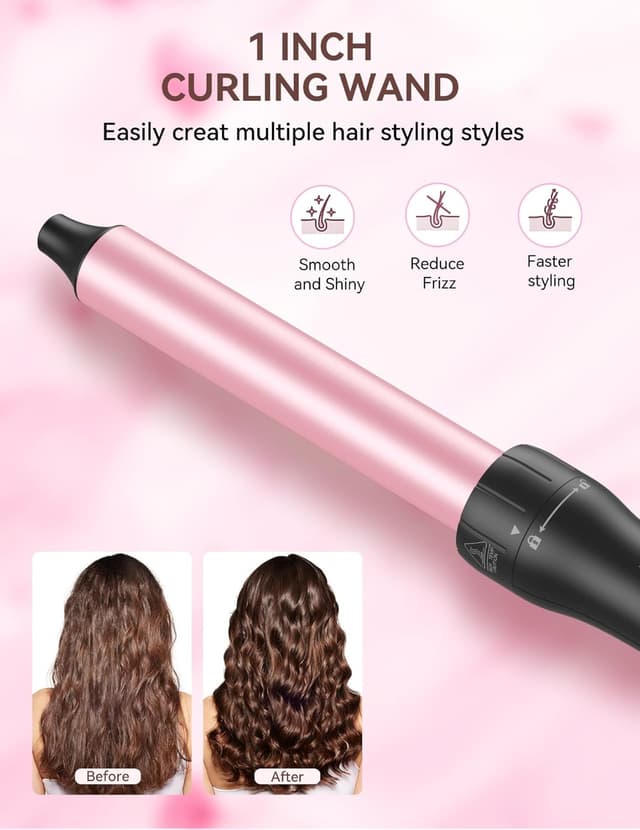Thumbnail 2 de LANDOT Curling Wand 25mm Clip-Free 210°C