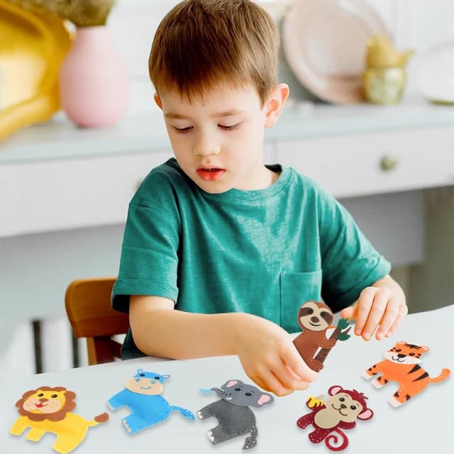 Thumbnail 6 de Vicloon Kit de Costura Infantil de Animales 🧵 para Niños 6+