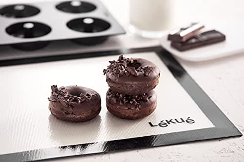 Thumbnail 4 de Lékué Molde para Donuts de Silicona Platinum, 6 Cavidades 🍩