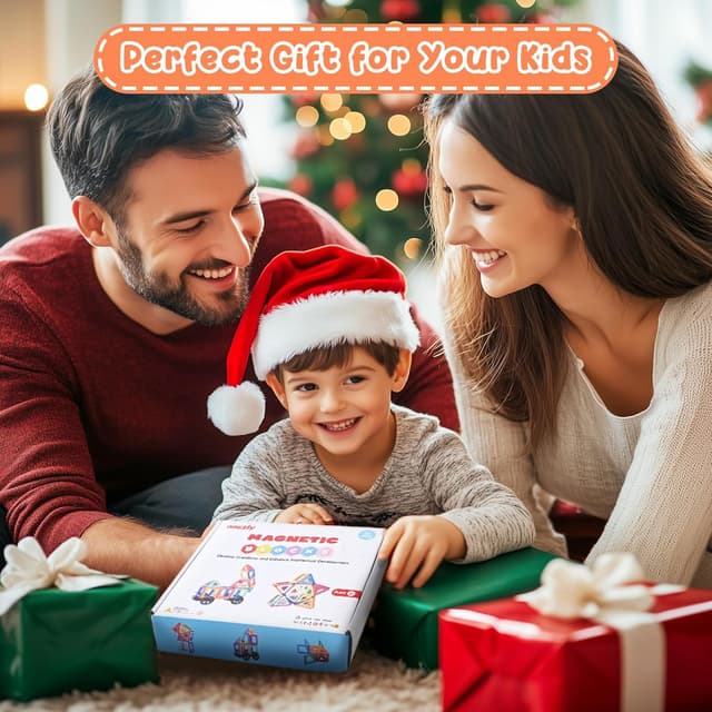 Thumbnail 6 de aaczly Magnetic Tiles 82PCS set