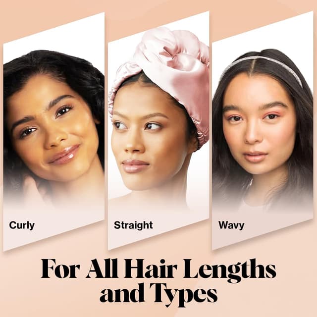 Thumbnail 5 de Kitsch Satin Microfiber Hair Towel Wrap Blush