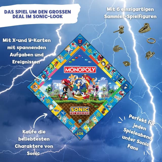 Detalle 2 de Winning Moves Monopoly Sonic Edition