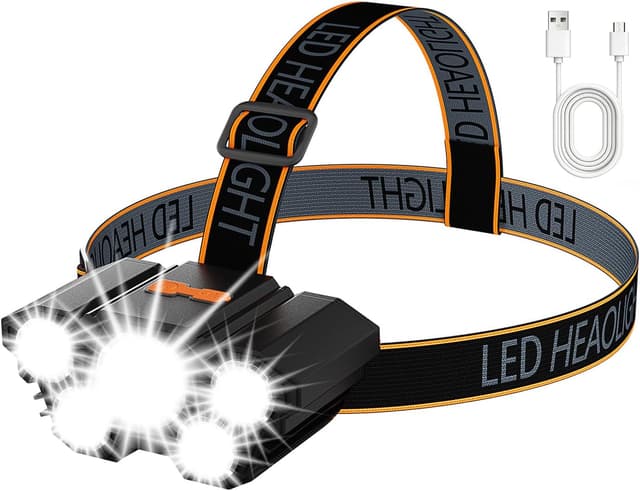 Imagen de MeetBear head torch rechargeable 800 mAh en OfertitasTOP