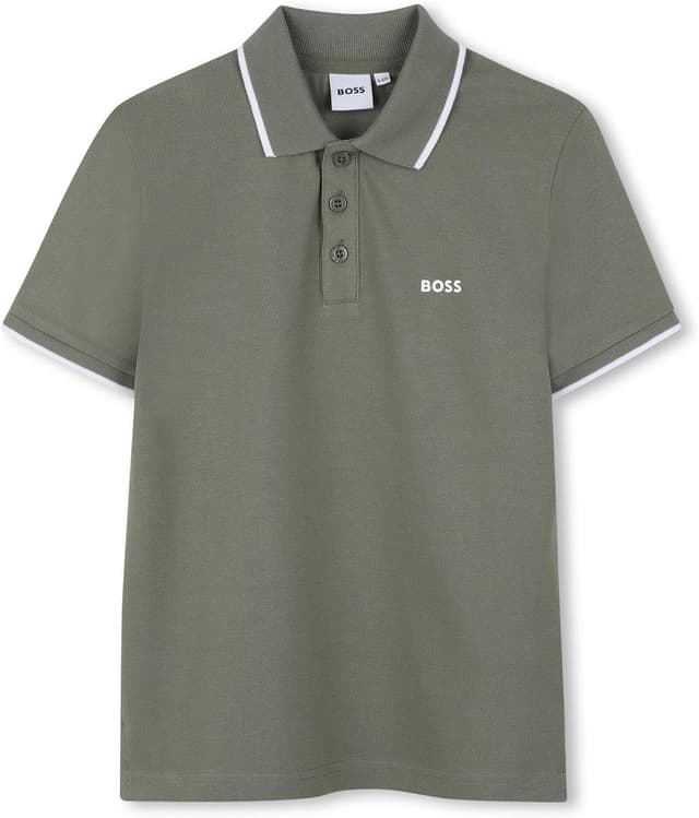 Detalle de BOSS Polo maniche corte cotone