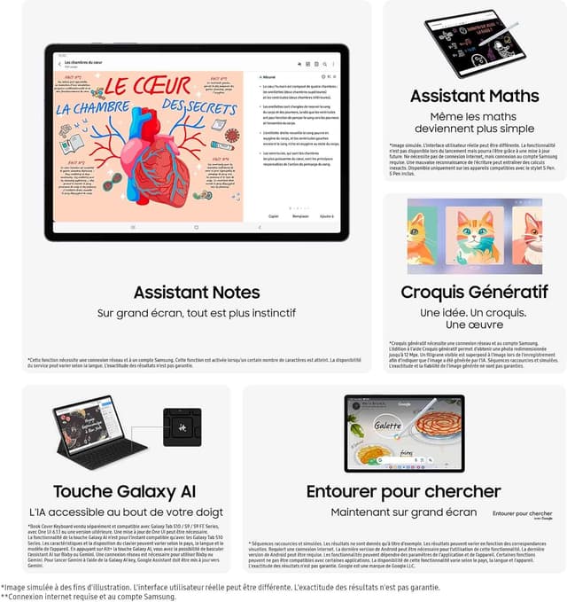 Thumbnail 3 de Samsung Galaxy Tab S10+ 12.6'' 256 Go Gris