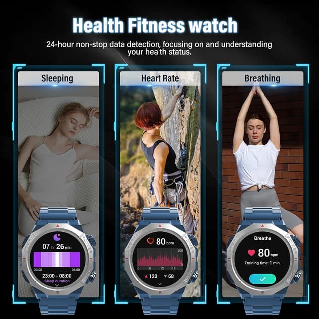 Thumbnail 3 de Military Smartwatch for Men & Women