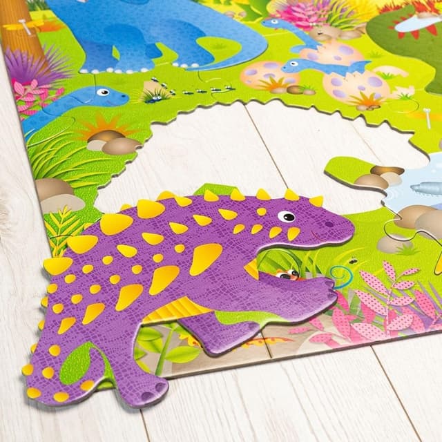 Detalle de Galt Toys Giant Floor Puzzle – Dinosaurs (30-piece) for ages 3+