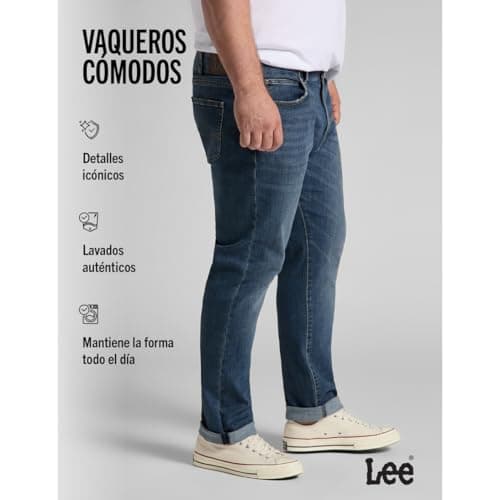 Detalle 2 de Lee Slim Fit Mvp Jeans Azul 33W/36L hombre