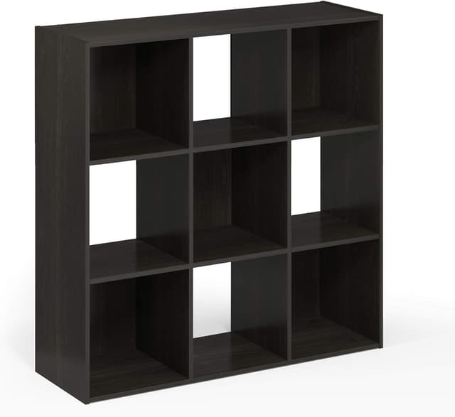 Detalle 2 de Furinno Pelli mobiletto portaoggetti marrone 3 x 3