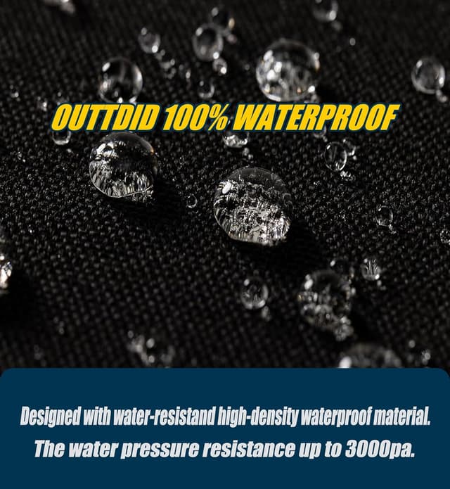 Detalle de OUTTDID Push Lawn Mower Cover 600D