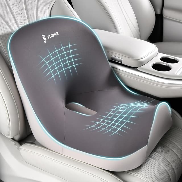 Imagen de Car Seat Cushion and Lumbar Support Pillow 2-in-1 en OfertitasTOP