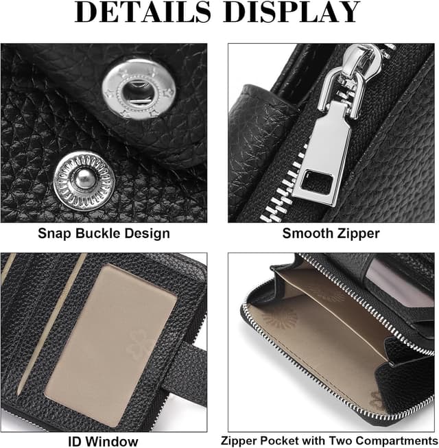 Thumbnail 2 de GAEKEAO Leather RFID Wallet 5 Slots