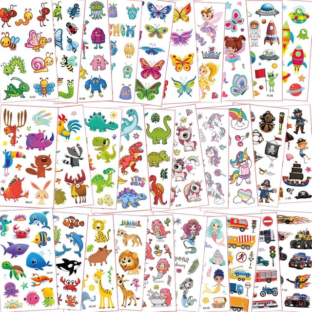 Imagen de Fhlbestyu 350+ Tatouage Enfant Licorne en OfertitasTOP