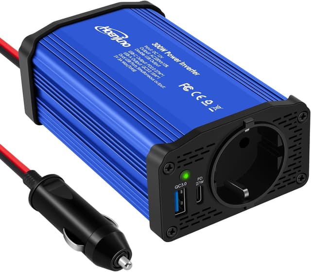 Imagen de Hoenjuno Onduleur 300 W Convertisseur 12V→230V en OfertitasTOP