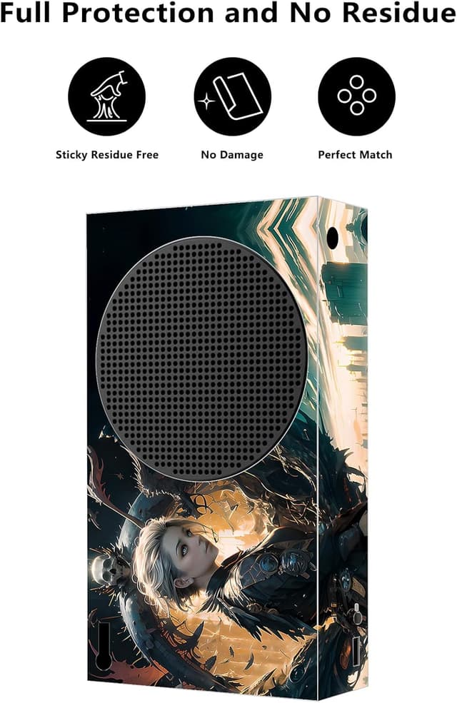 Detalle 2 de Playvital Custom Vinyl Skins for Xbox Series S – Dragon Vision console & controller decals