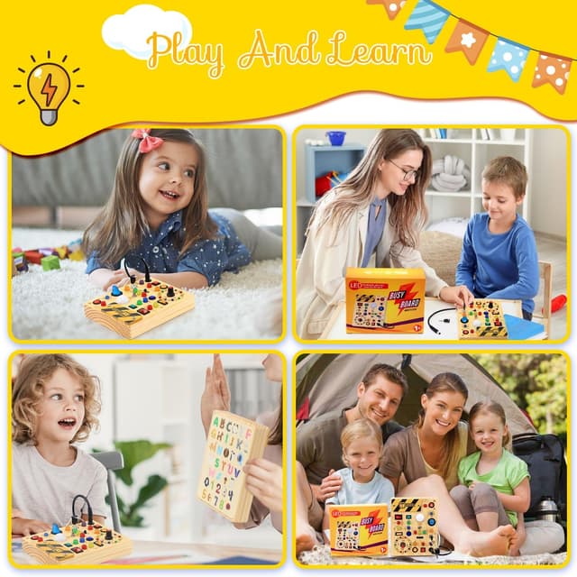 Thumbnail 5 de RichBoy Montessori Busy Board 37-in-1