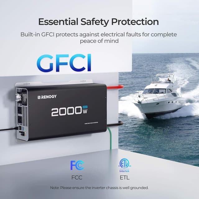 Thumbnail 5 de Renogy 2000W Inverter with 4000W Peak Power ⚡