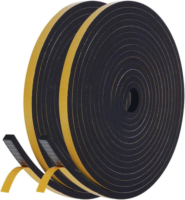 Detalle de flintronic Nastro autoadesivo in schiuma (CR e neoprene) per porte e finestre, guarnizione antipioggia e isolamento