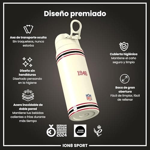 Thumbnail 5 de ion8 NFL San Francisco 49ers Botella térmica 750 ml 🥤