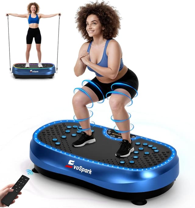 Detalle de Vibration Plate EvoSpark 2026 2D & 3D Dual Motor machine with adjustable speeds